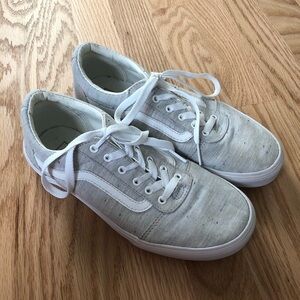 Vans Old Skool Gray Speckled Low Top Sneakers Sz 5